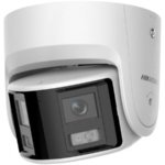 Hikvision dome DS-2CD2346G2P-ISU/SL(C) F2.8 (balta, 4 MP, 30 m. IR, 30 m. LED, AcuSense )