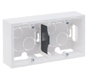 Virštinkinė dėžutė SUNO Legrand 721195 (balta, 2 mod.)