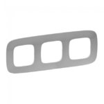 3 v. rėmelis Allure Legrand 754393 (aluminium spalva)