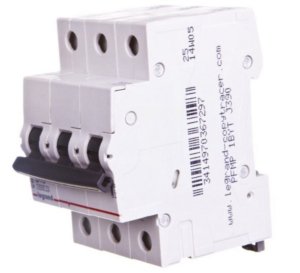 Automatinis jungiklis MCB RX3 Legrand 419167 (10A, 3P, 230V, 6kA)