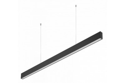 LIVIA LED šviestuvas GTV LD-LIV40WNB-10 (juodas, 40W, 3600lm, IP20, 4000K, 1.2m)