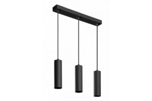 TRESOS šviestuvas (3x20W, IP20, GU10, juodas) GTV OS-TRESD320W-00