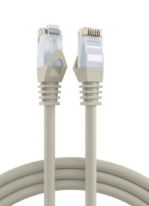 Patch kabelis (1m, UTP, CAT6, LSHZ, pilkas)