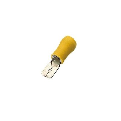 AFM-6 izoliuotas kištukas (6mm², geltonas)
