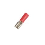 AFH-1.5/6.3 izoliuotas kištukinis lizdas (1.5mm², raudonas)
