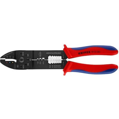 Kabelio nužievinimo ir jungčių užspaudimo replės KNIPEX