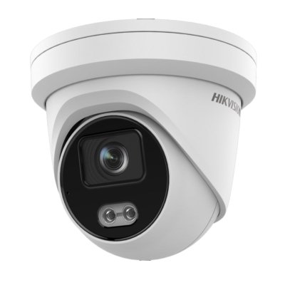 Hikvision dome DS-2CD2347G2-L F2.8 (balta, 4 MP, 30 m. LED, ColorVu)