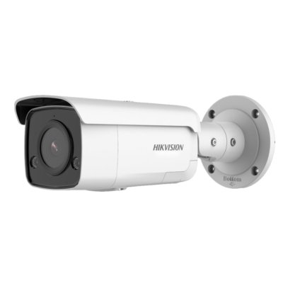 Hikvision bullet DS-2CD2T86G2-ISU/SL F4 (be bazės) (balta, 8 MP, 60 m. IR, AcuSense)