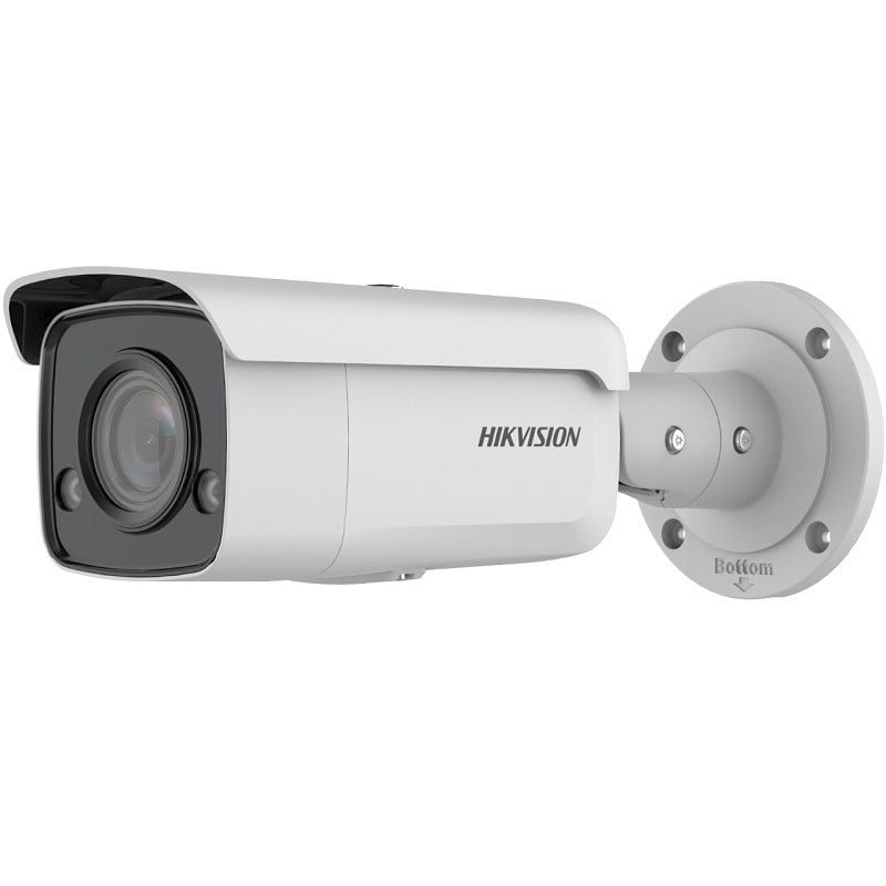 Hikvision bullet DS-2CD2T87G2-L F2.8 (be bazės) (balta, 8 MP, 60 m. LED, ColorVu)