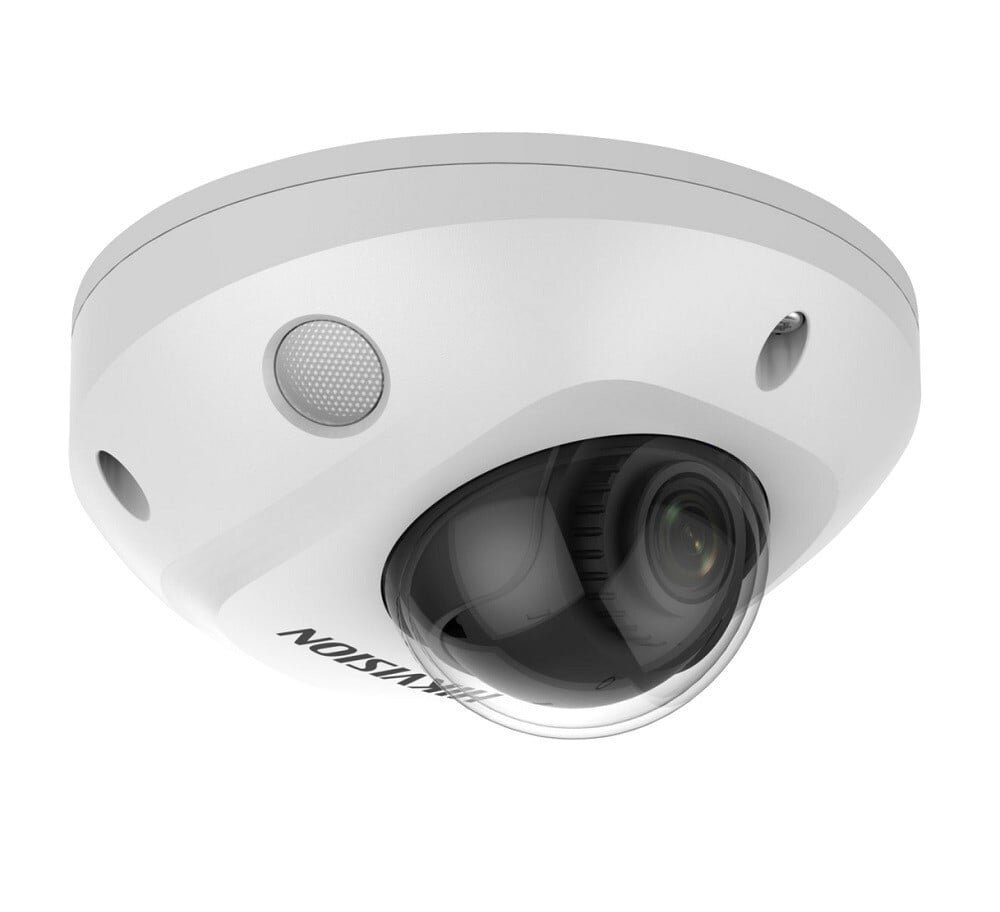 Hikvision mini dome DS-2CD2546G2-IWS F2.8 (balta, 4 MP, 30 m. IR, AcuSense)