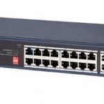 Hikvision 20 prievadų 16 PoE prievadų komutatorius DS-3E0520HP-E