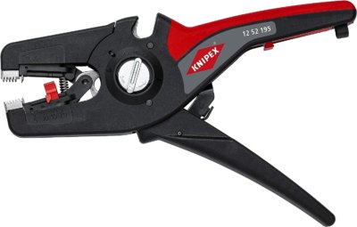 Profesionalios nužievinimo replės PreciStrip KNIPEX 1252195 (0.08-16mm)