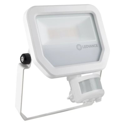 LED prožektorius su judesio davikliu (baltas, 20w, 3000K, IP65, 2200lm) Ledvance 4058075460935