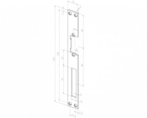El. sklendės juosta EFF EFF - ASSA ABLOY 02140