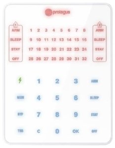 Klaviatura Trikdis FLEXi SK LED W