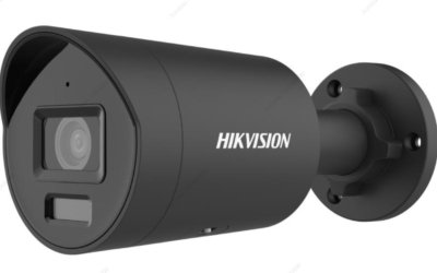 Hikvision bullet DS-2CD2086G2H-IU F2.8 (juoda, 40 m. IR, 8 MP, AcuSense)