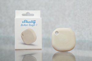 "Bluetooth" ryšiu valdomas išmanusis mygtukas Shelly Blu Button 1 Tough dramblio kaulo sp.
