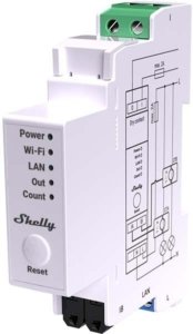 Vienfazis LAN/WiFi/Bluetooth energijos skaitiklis Shelly PRO EM - 50