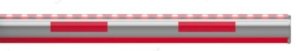 Kelio užtvaro kartis Hikvision DS-TMG001-3 (3m, pilkas, su LED juosta)