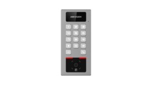 Praėjimo kontrolės terminalas ir telefonspynė Hikvision DS-K1T502DBWX-QR