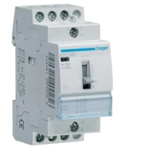 Kontaktorius Hager ETC325 (2 mod, 3P, 25A, 230V)