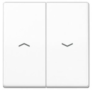 2 kl. žaliuzių jungiklis AS JUNG AS591-5PWW (balta)