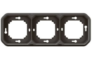 Virštinkinė dėžutė 3 vt. Plexo Legrand 069608L (antracitas)