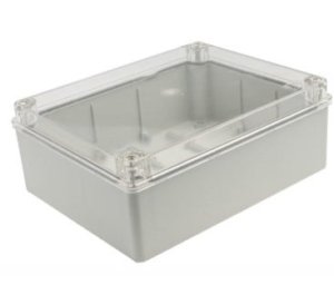 Hermetinė dėžutė skaidriu dangteliu Pawbol S-BOX 516-P (pilka, 240x190x90)