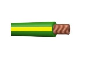 Kabelis MKEM-HF C Pro 1x6 (1m., geltonai/žalias)