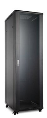 Komutacinė spinta 19'' pastatoma 42U 600x800x2055 (surinkta, juoda)