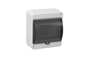 Pawbol 6 mod. virštinkinis skydelis C.2031 (su skaidriom durelėm, su įžeminimo gnybtais, baltas)