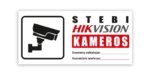 Lentelė "Stebi kameros" (300x140mm)