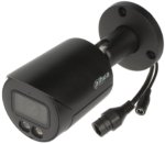 Dahua Bullet IPC-HFW2849S-S-IL-0280B-BLACK F2.8 (Juoda, 8MP 4K UHD, ~104°, IR+balta šviesa 30m, IP67)