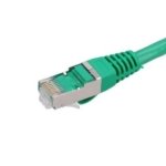 Patch kabelis Extralink F/UTP Cat6 (3m, žalias, PVC/PE, 0,5mm, AWG26)