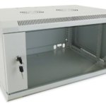 Komutacinė spinta 19'' pakabinama 9U 600x600mm (pilka, surinkta, IP20) AWM2-6609