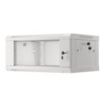 Komutacinė spinta 19'' pakabinama 9U 600x600mm (pilka, nesurinkta, IP20) ASP2-6609