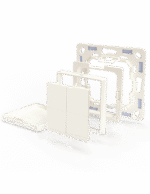 Išmanusis keturių mygtukų Bluetooth jungiklis Shelly BLU Wall Switch 4 Legrand Adapter