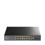 18 prievadų komutatorius CUDY GS1018PS2