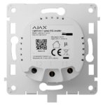 Bevielis išmanus jungiklio mechanizmas Ajax LIGHTCORE 1-GANG 45110.142.NC (1 klavišo)