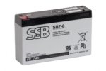Akumuliatorius (AGM) SSB SB (7Ah, 6V, F1, VRLA)