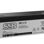 Akumuliatorius (AGM) SSB SB (2.3Ah, 12V, F1, VRLA)