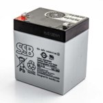 Akumuliatorius (AGM) SSB SB (5Ah, 12V, F1, VRLA)