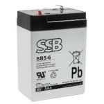 Akumuliatorius (AGM) SSB SB (5Ah, 6V, F1, VRLA)