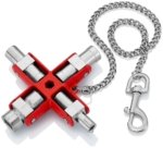 Universalus metalinis raktas skydams Knipex 00 11 06