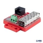 3 prievadų komutatorius ATTE XPOE-3-11A