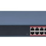 Komutatorius 18 prievadų Hikvision DS-3E1318P-EI(B) (valdomas)