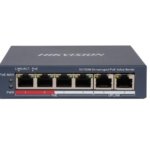 Komutatorius 6 prievadų Hikvision DS-3E0106P-E/M(B)
