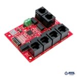 6 prievadų komutatorius ATTE xPOE-6-11-OF