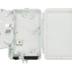 Hermetinė optinė FTTx sieninė dėžutė (2xSC/LC, IP65, 167x102x31 mm)