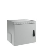 Komutacinė spinta 19'' pakabinama pramoninė 9U 600x600mm (IP56, pilka, iki 100kg)